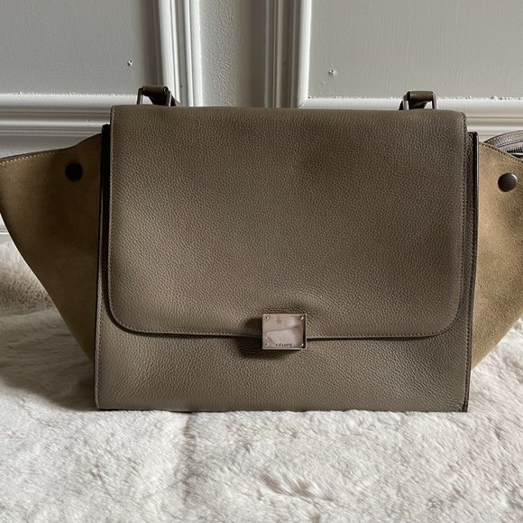 Celine Trapeze Bag in Souris - Picture 1 of 15